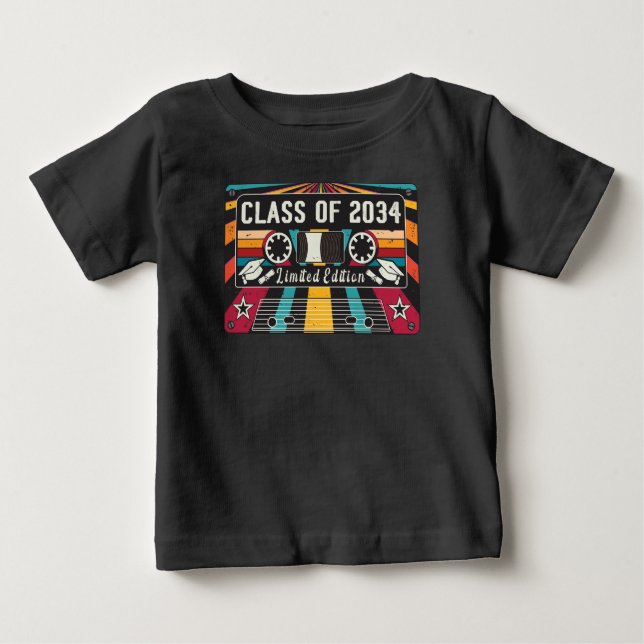 Retro Class of 2034 T-Shirt (Front)