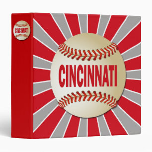 RÉTRO CLASSEUR DE BASE-BALL DE CINCINATTI