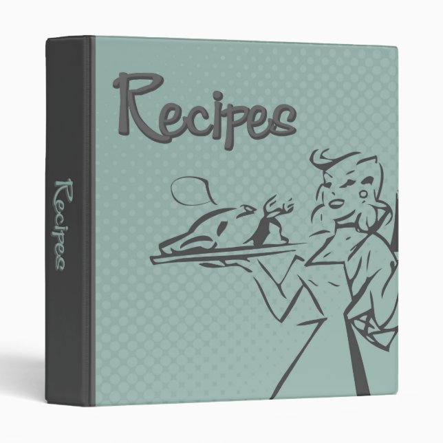 Rétro classeur de recette (Devant/Côté)