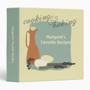 rétro classeur de recette de cuisson de cuisine
