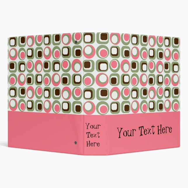 Rétro classeur graphique rose (Arrière-plan)