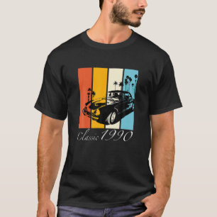 Retro Classic 1990 Vintage Car 31St Birthday Gift T-Shirt