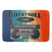 Retro classic boom box rock n roll music vintage