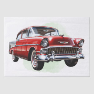Retro Classic Car Decoupage Tissue Paper