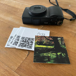 Retro Classic Square Instagram Business Cards