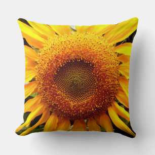Retro classic Sunflower Throw Pillow