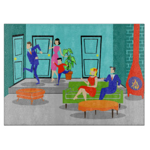 Retro Classic Television Cutting Board