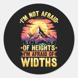 Retro Climber Outdoor Mountain Boulder Rock Climbi Classic Round Sticker