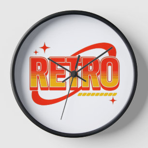 Retro clock