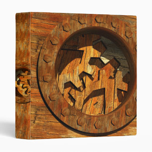 retro clockwork binder