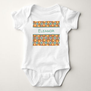 Retro Clovers  Baby Bodysuit