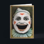 Retro Clown Birthday Card<br><div class="desc">Custom restored, high quality vintage clown image.</div>