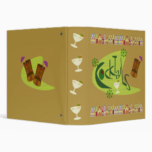 Retro Cocktail Hour Binder
