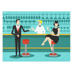 Retro Cocktail Lounge Nappe