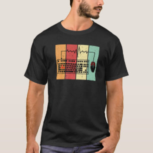Retro Coding Programmers Computer Gaming PC Gamer T-Shirt