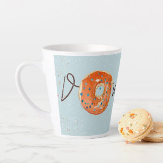 Retro Coffee and Orange Glazed Doughnut Mug 