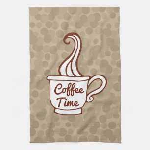 Retro Coffee Cup Diner Cuisine Serviette Cadeau