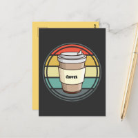 Retro Coffee Hot Drink to Go 