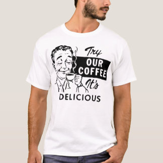 Retro Coffee Man T-Shirt