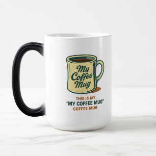 Retro Coffee Mug Humour Design