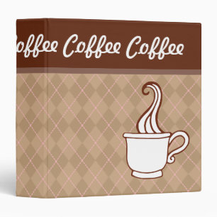 Retro Coffee Recipe Binder