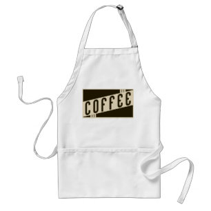 retro coffee standard apron