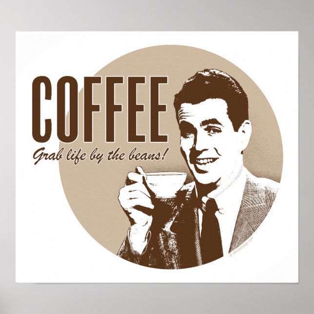 Retro Coffee (style 2) Poster (Front)