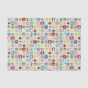 Retro Coffee Tissue Paper