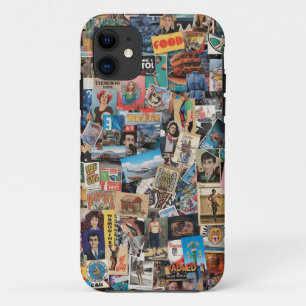 Retro Collage Art Coque mobile