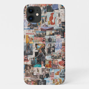 Retro Collage Art Coque mobile