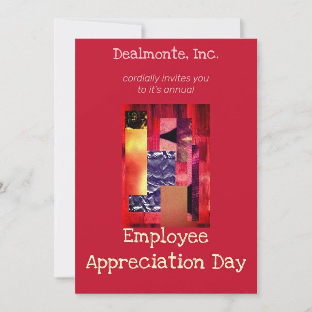 retro collage invitation (Front)