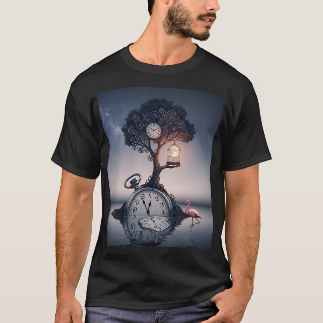 Retro Collage Surreal Aesthetic Art T-Shirt | Vint (Devant)