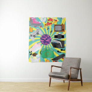 Retro Collection Tapestry