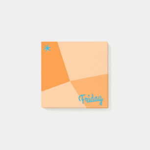 Retro Color Block Planner Post-it Notes