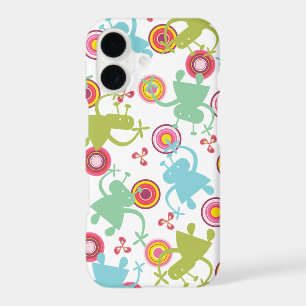 Retro Colorful Fun Jote Boy Cartoon Aliens Casing