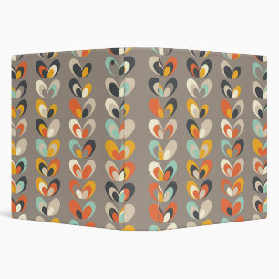 Retro Colorful Geometric Shapes – Modern Aesthetic Binder