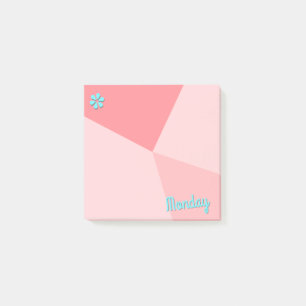 Retro Colour Block Planner Post-it Notes