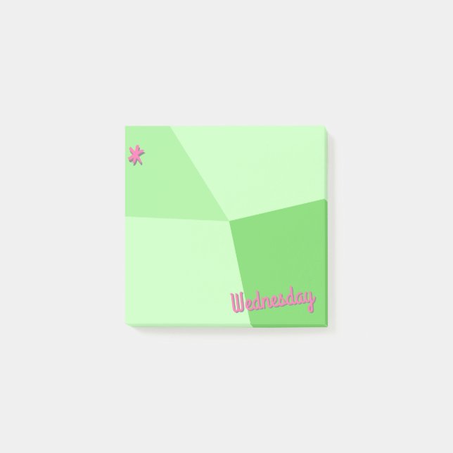 Retro Colour Block Planner Post-it Notes (Front)