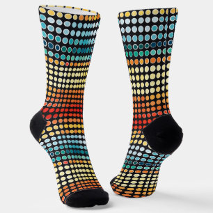 Retro Colour Dots Socks