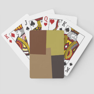 Retro Colour Geometric Pattern #6 Playing Cards