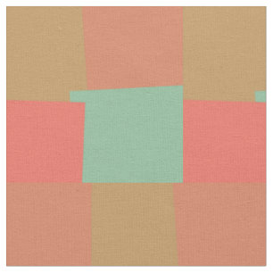 Retro Colour Modern Geometric Pattern #8 Fabric