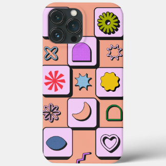 Retro Colour Pattern Personalized Case-Mate iPhone 13 Pro Max Case