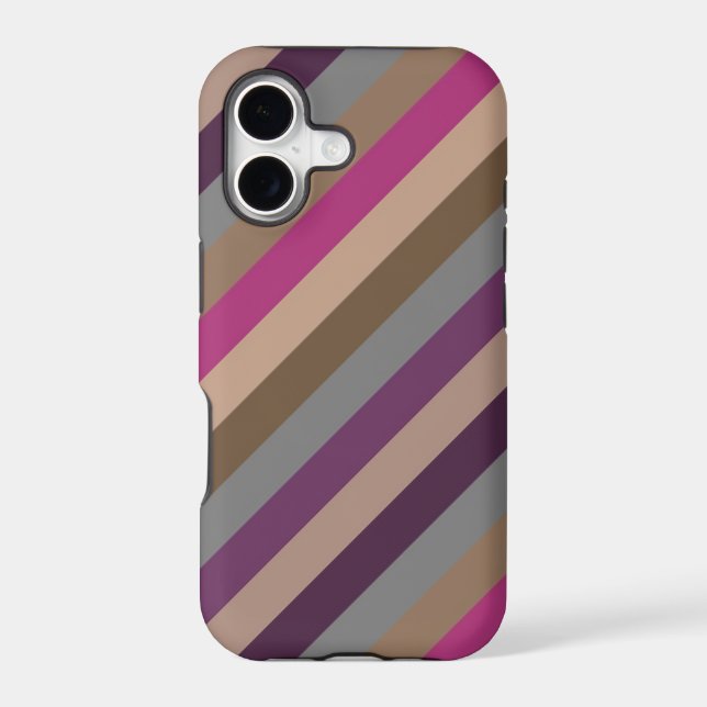 Retro Colour Stripe Pattern 3 (Back)