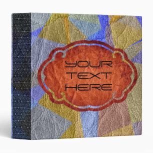 Retro Coloured Leather #6 Binder