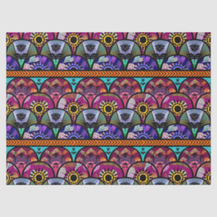 Retro Colourful Beautiful Boho Bohemian Tissue Paper
