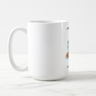Retro Colourful Cat Custom Name Reading Coffee Mug