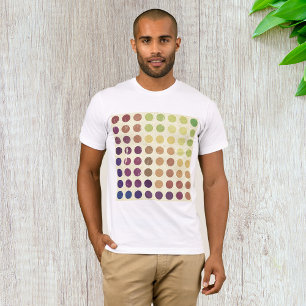 Retro Colourful Circles Mens T-Shirt