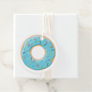 Retro Colourful Doughnuts Pattern Minimalist Fun P Favour Tags