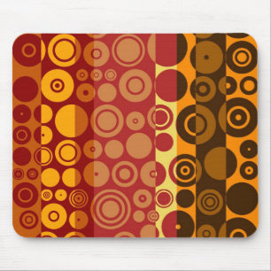 Retro Colourful Fifties Abstract Art 2 Mouse Pad