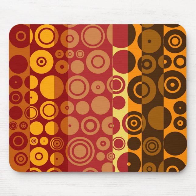 Retro Colourful Fifties Abstract Art 2 Mouse Pad (Front)